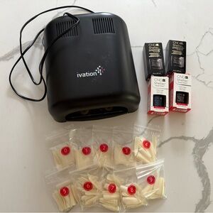 Ivation UV Nail Light with CND Shellac Polish Set